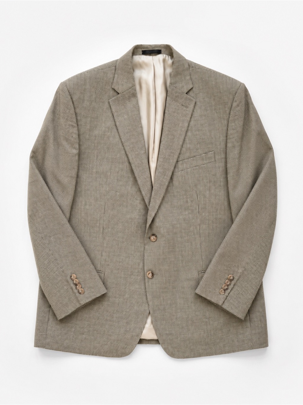 Lauren Ralph Lauren Silk Wool Houndstooth Sport Coat Blazer 48R